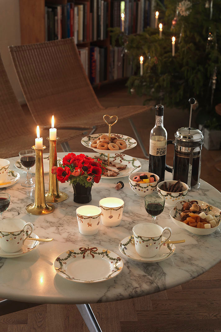 Royal Copenhagen Stjerneriflet juleetagere - 23 cm - Bahne